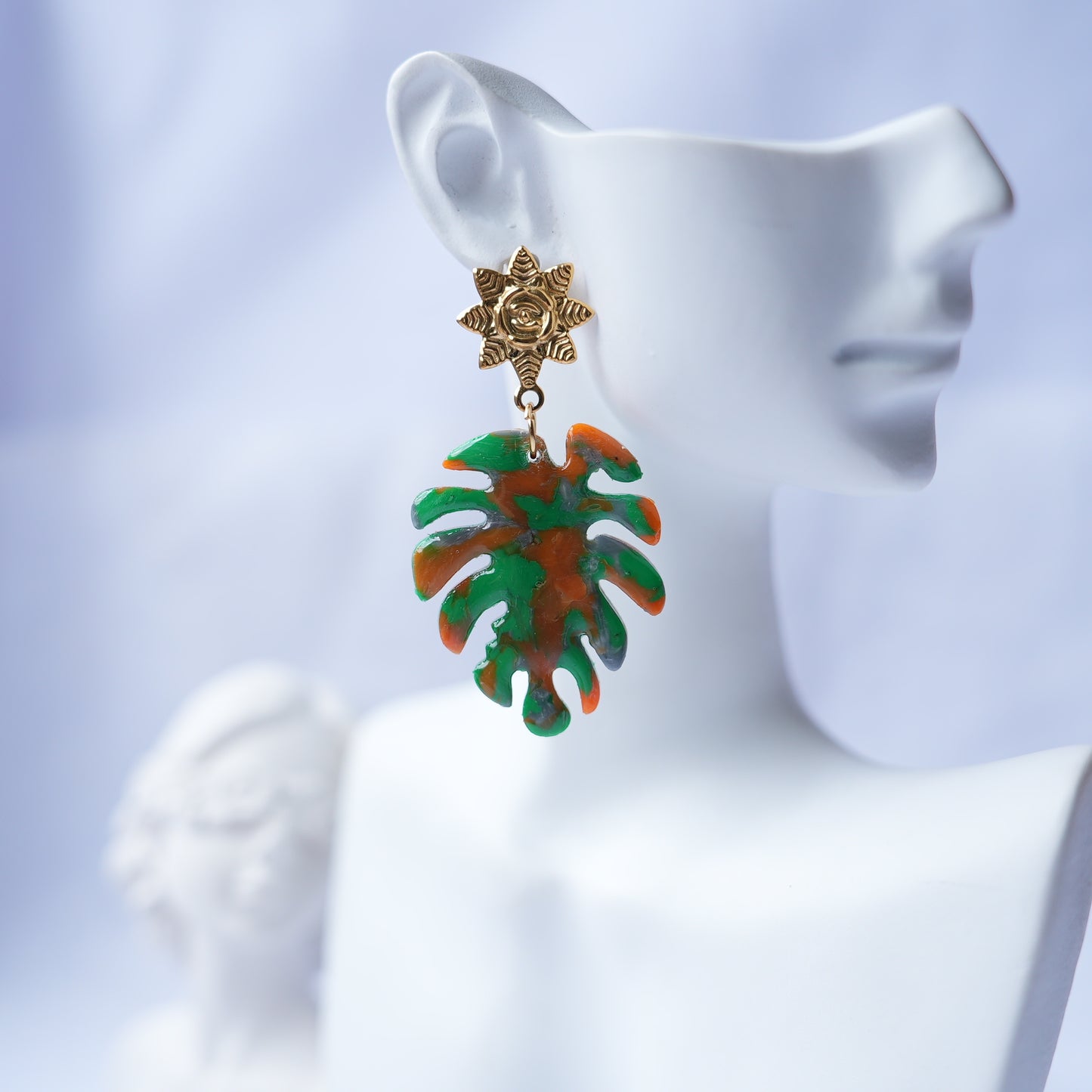Aretes Hoja Dentada