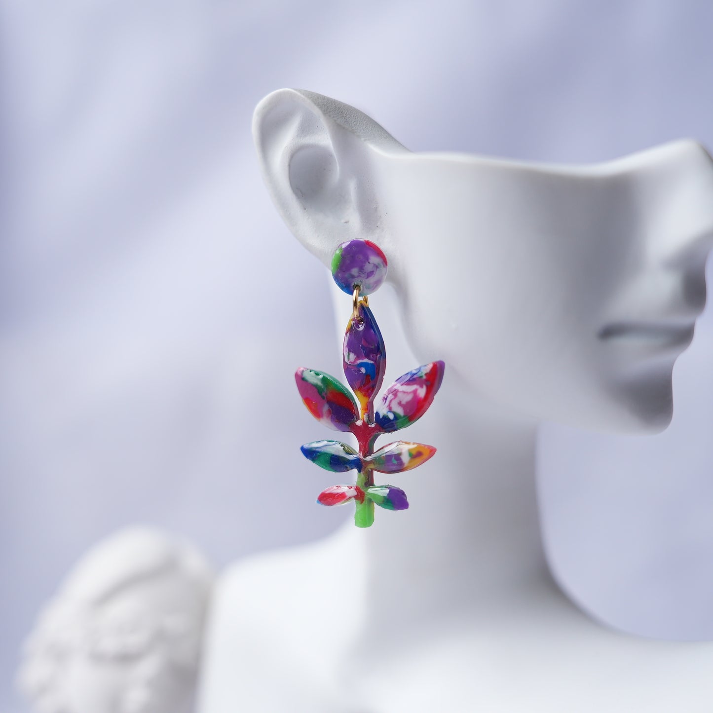 Aretes Hoja Majestuosa