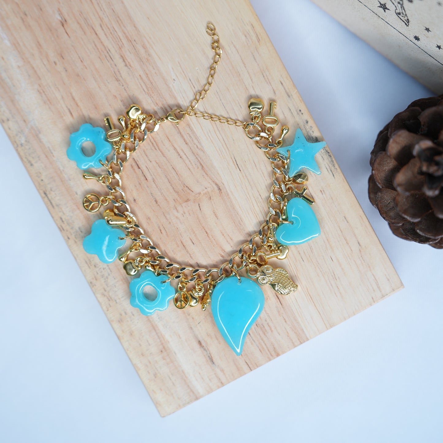 Pulsera Shine Azul Turquesa