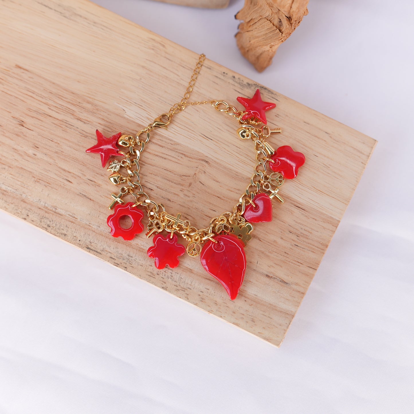 Pulsera Shine Rojo Pasión