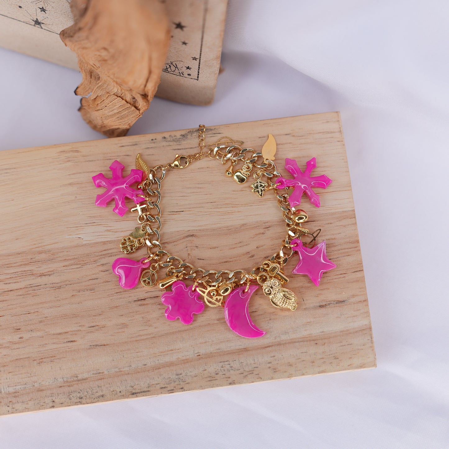 Pulsera Shine Rosa Pastel