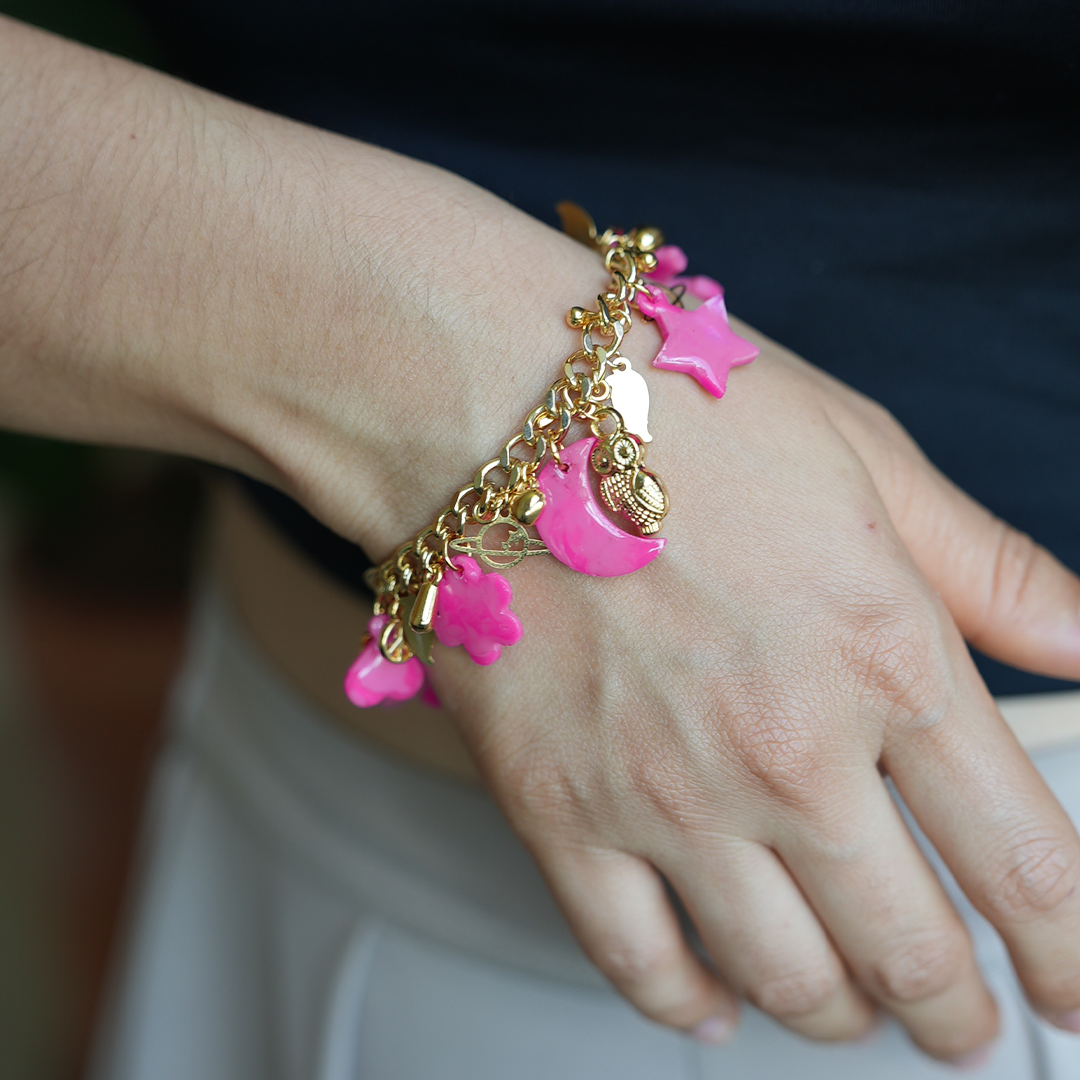 Pulsera Shine Rosa Pastel