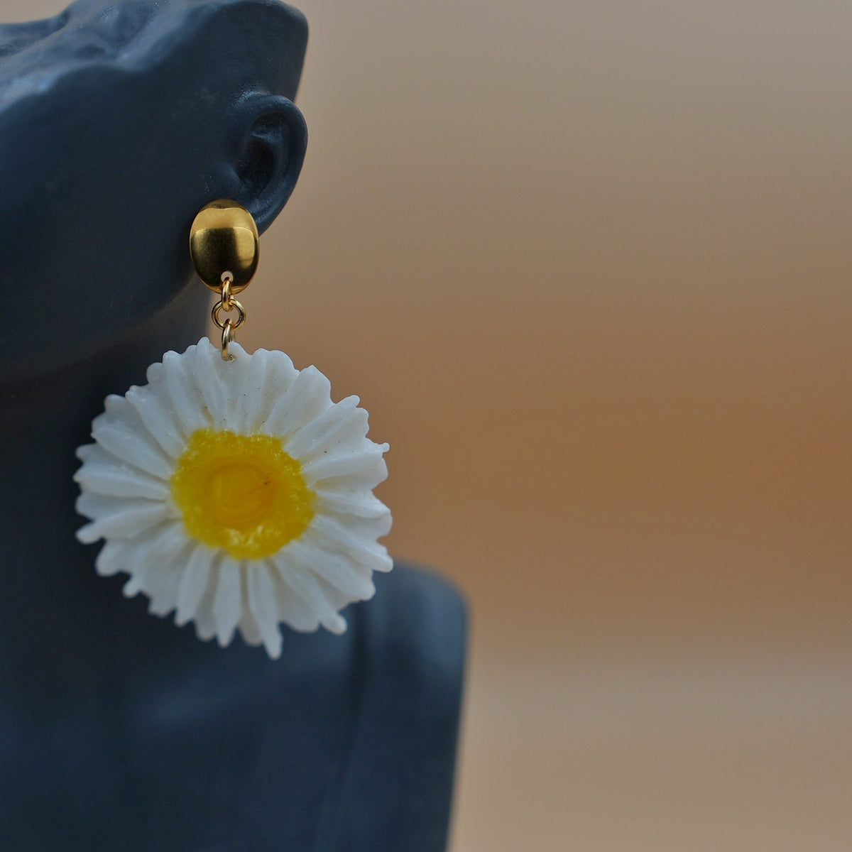 Aretes Flor Margarita