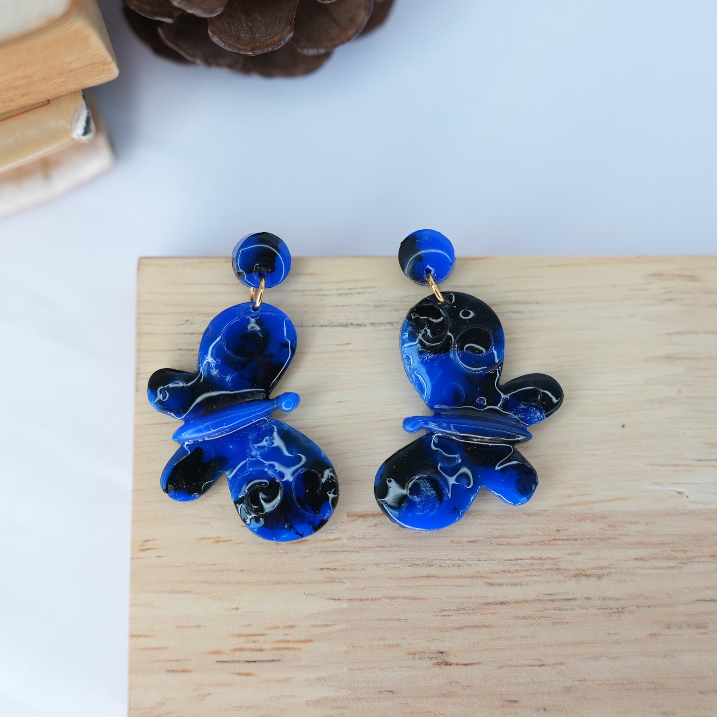 Maxi Aretes Mariposa Ornamental