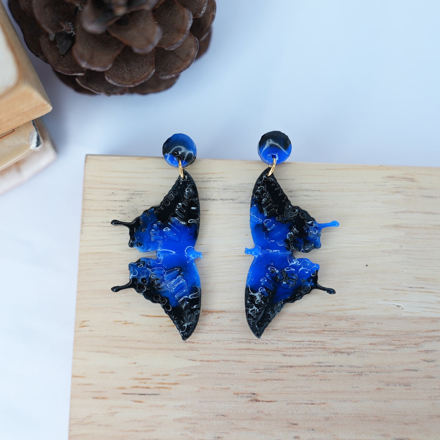 Maxi Aretes Mariposa Tropical