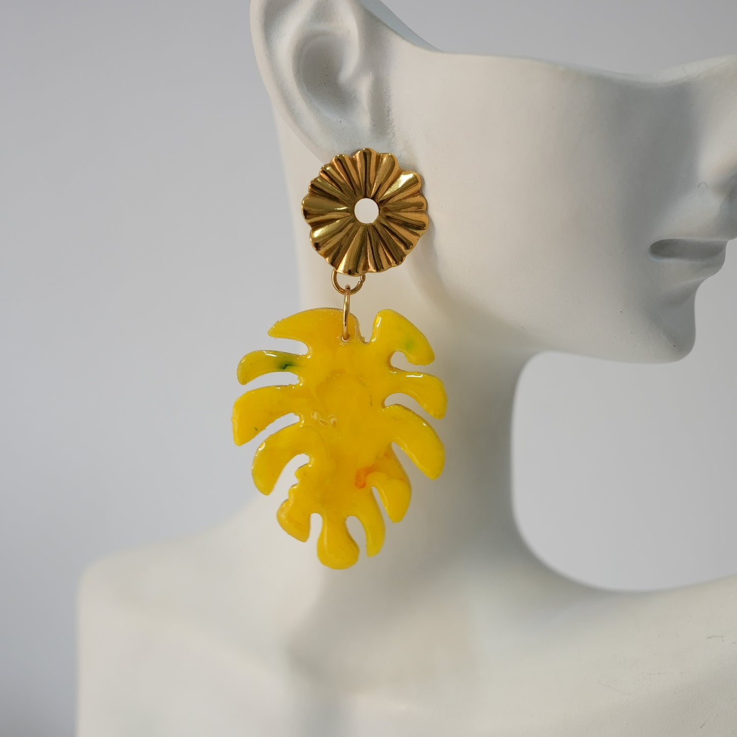 Aretes Hoja Vibrante