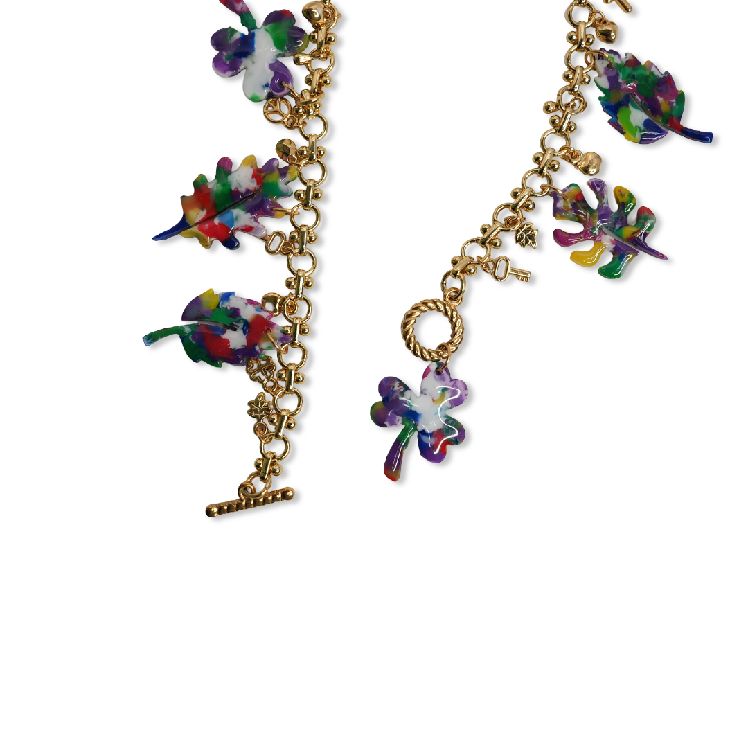 Collar Multicharms Explosión de color