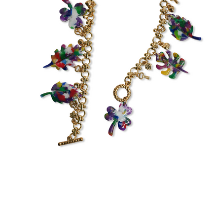 Collar Multicharms Explosión de color