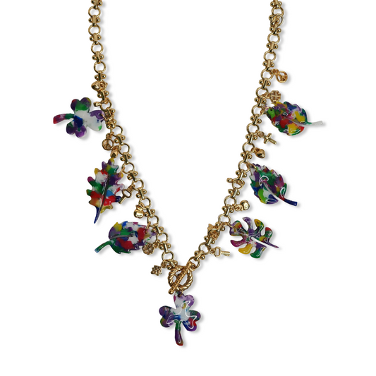 Collar Multicharms Explosión de color