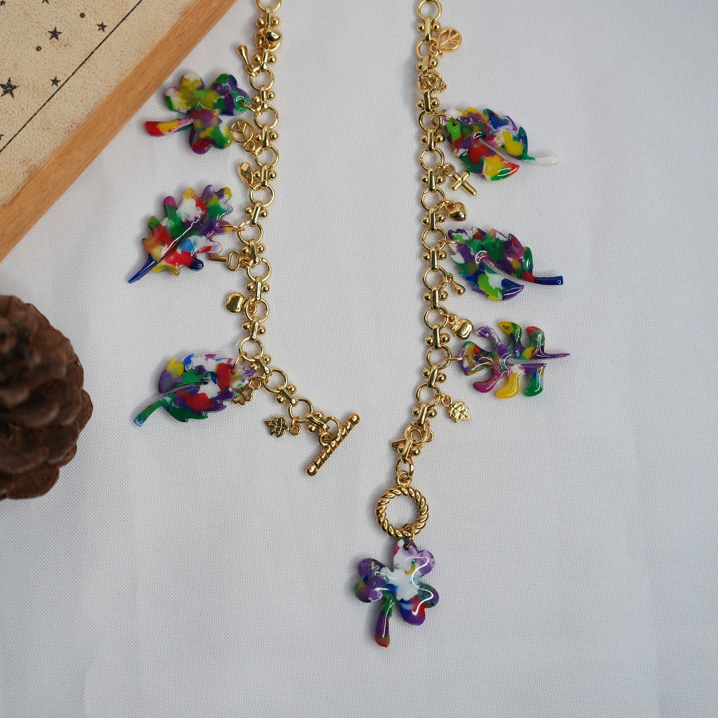 Collar Multicharms Explosión de color