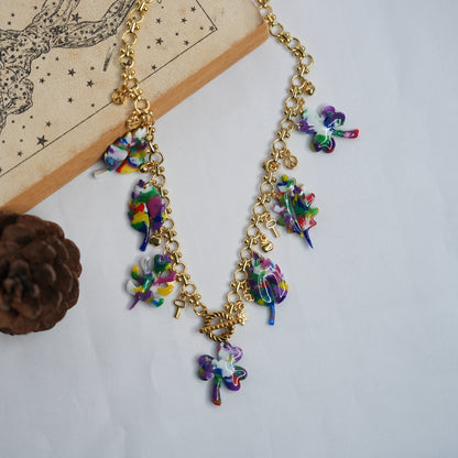 Collar Multicharms Explosión de color