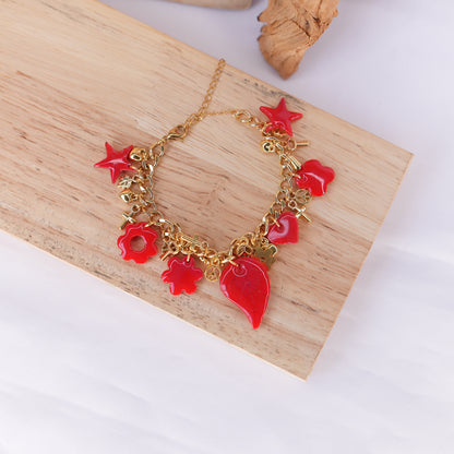 Pulsera Shine Rojo Pasión