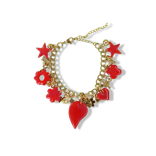 Pulsera Shine Rojo Pasión
