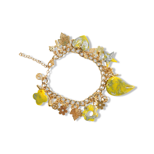 Pulsera Shine Amarillo Grisáceo