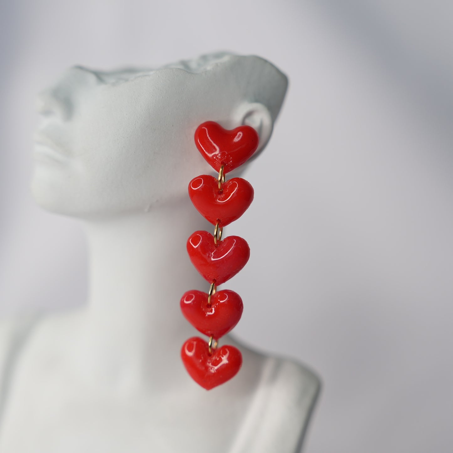 Aretes Latido Estelar Lluvia Corazón