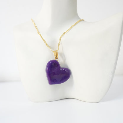 Set Corazón Morado