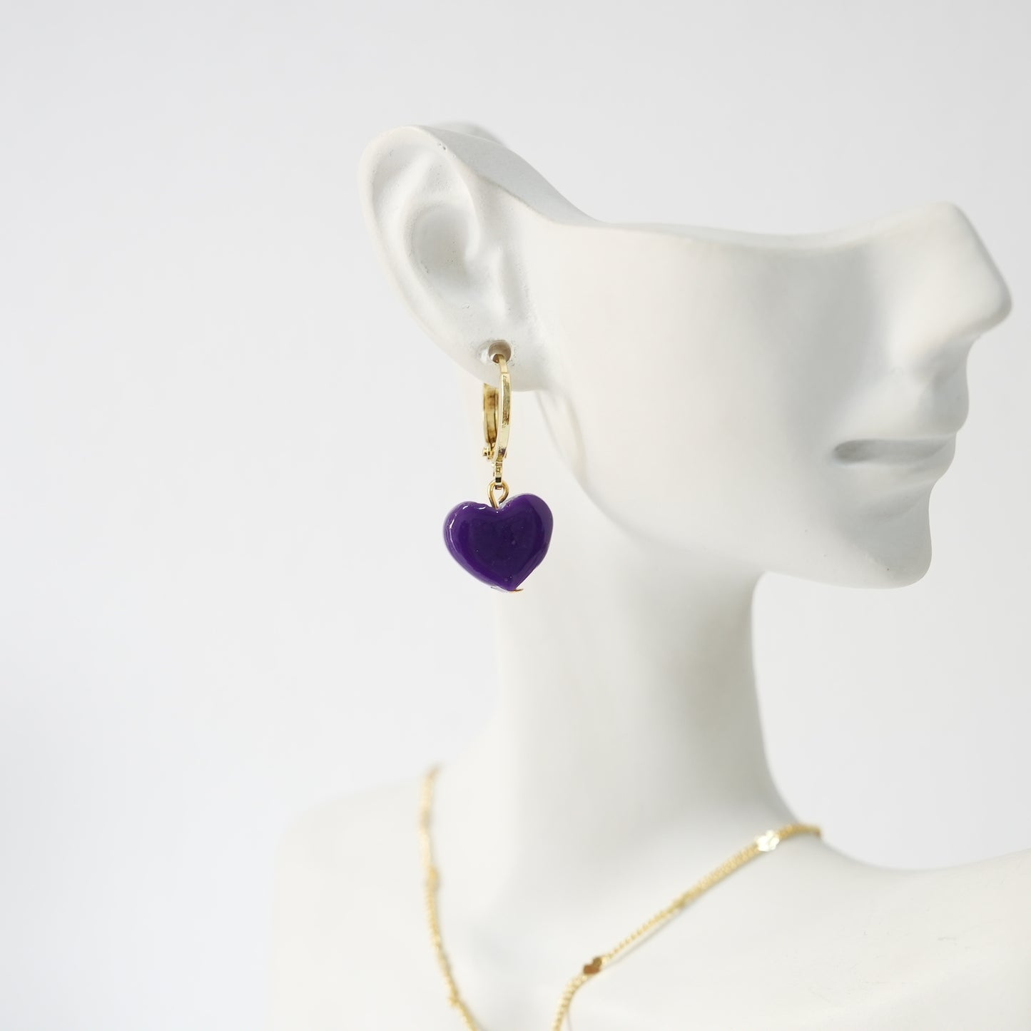 Set Corazón Morado