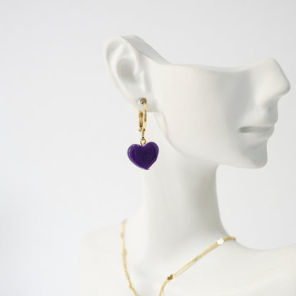 Set Corazón Morado