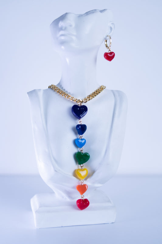 Set 7 chakras corazón