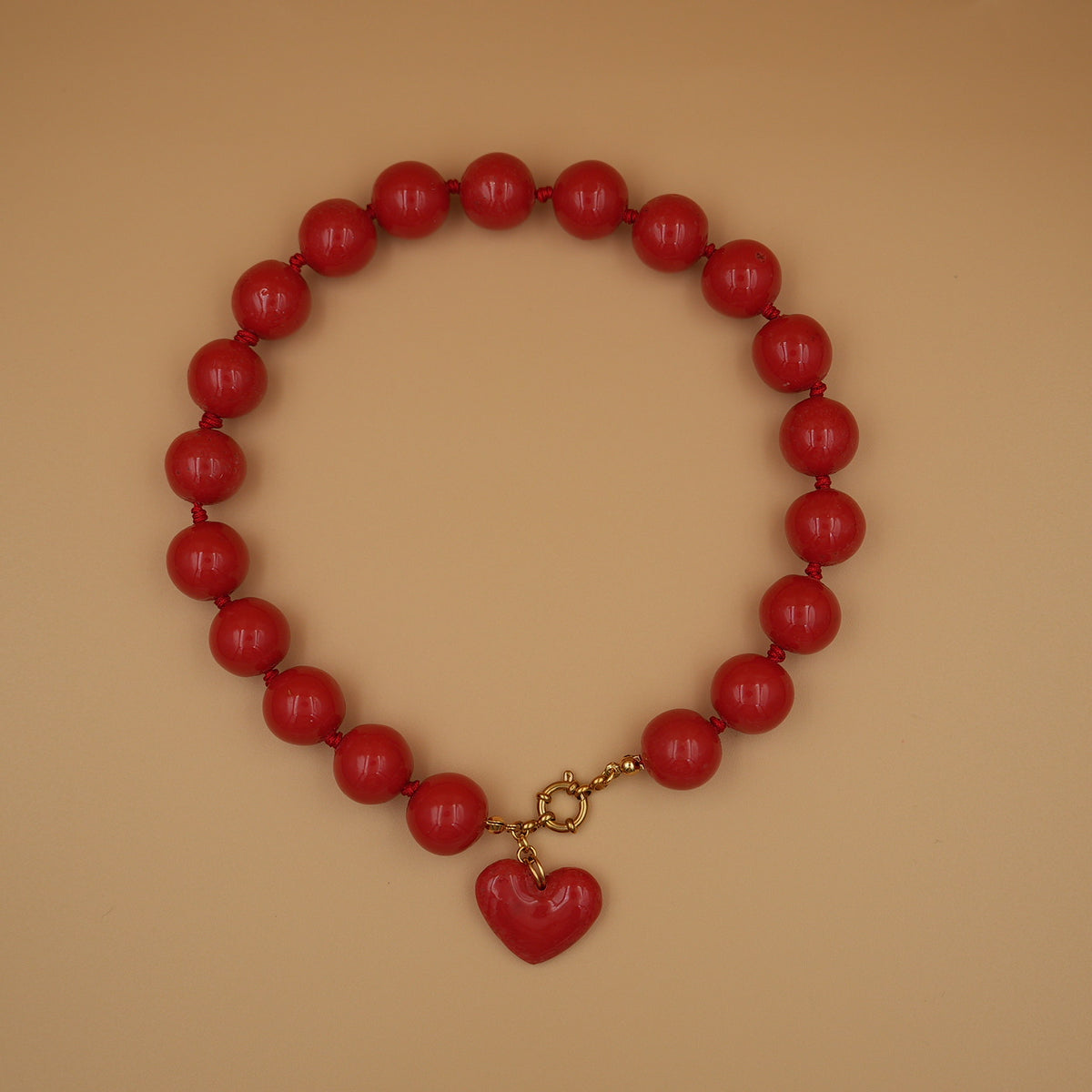 Collar Chicle rojo