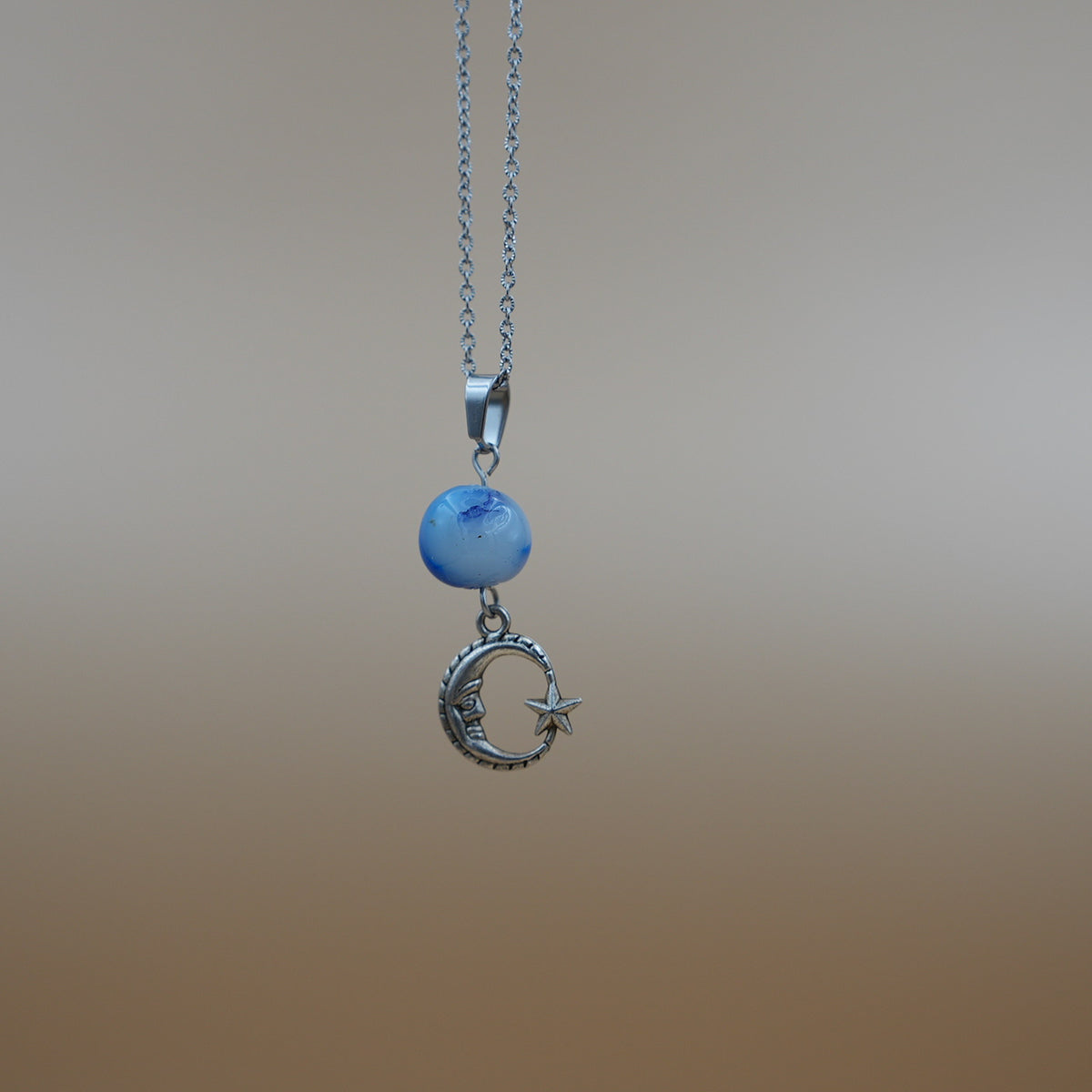 Collar Luna perlada