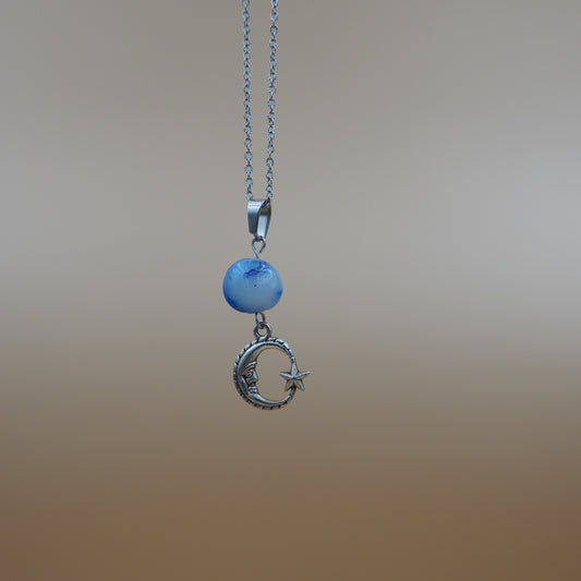 Collar Luna perlada