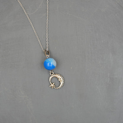 Collar Luna perlada
