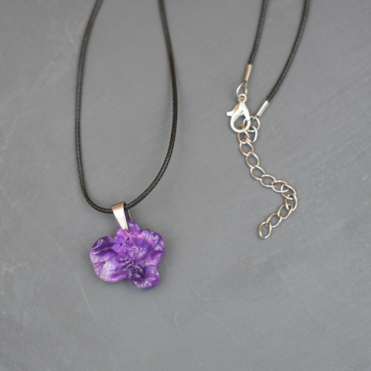 Collar Orquídea Morada
