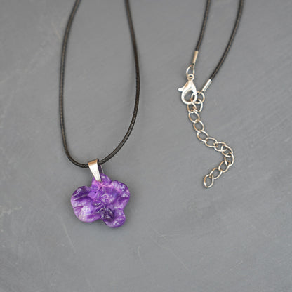 Collar Orquídea Morada