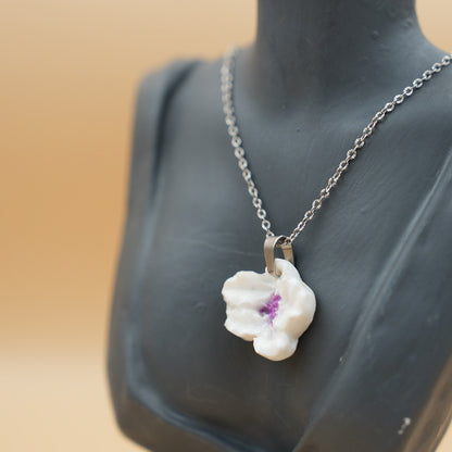 Collar Orquídea Blanca