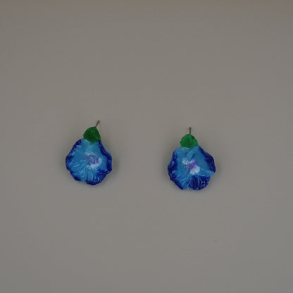 Aretes Amapola Azul