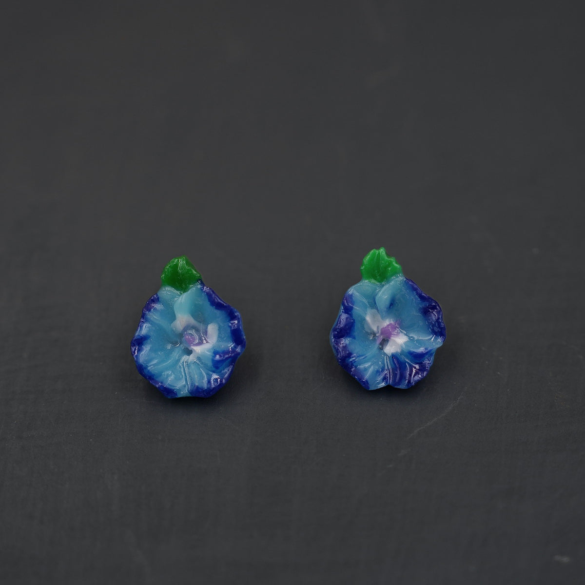 Aretes Amapola Azul