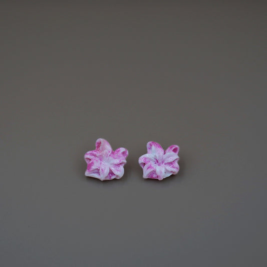 Aretes Lirio/Azucena Rosa