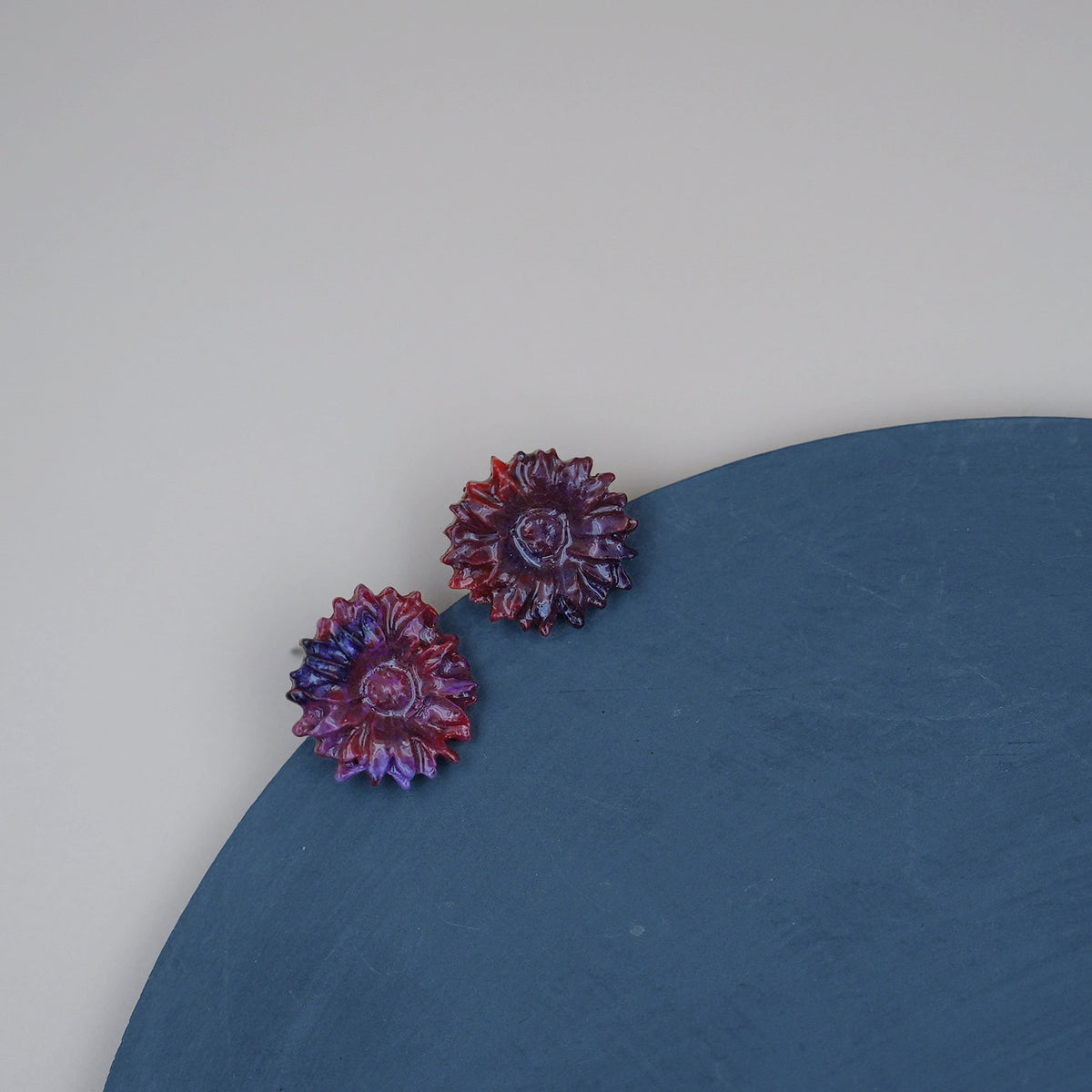 Aretes Dalia Morada