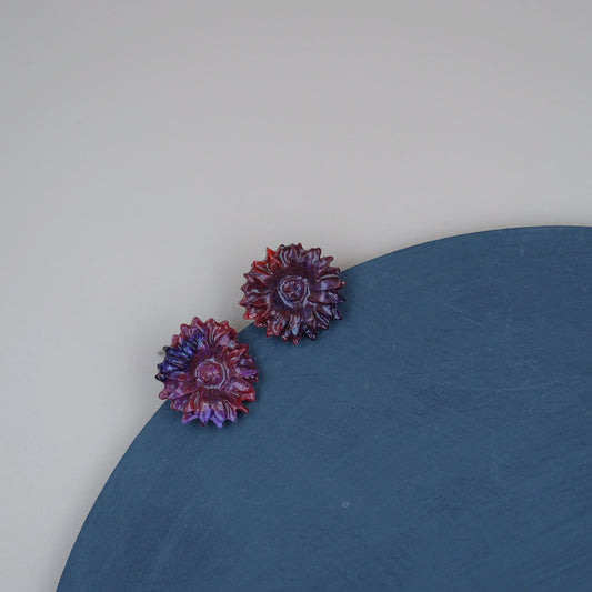 Aretes Dalia Morada