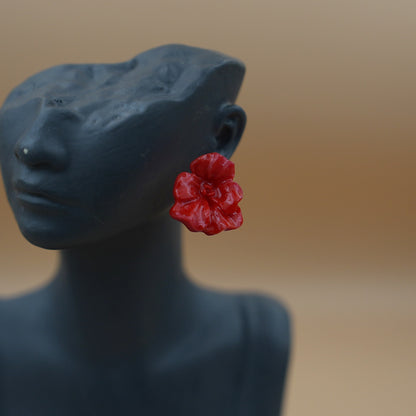 Aretes Flor de Jamaica