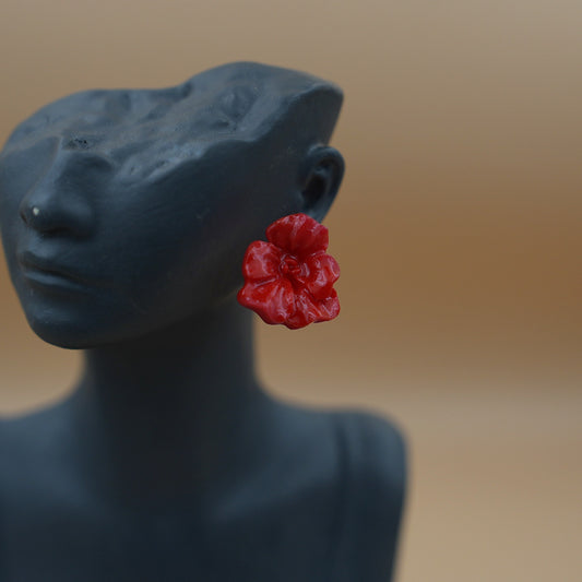 Aretes Flor de Jamaica