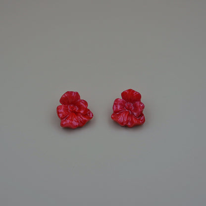 Aretes Flor de Jamaica