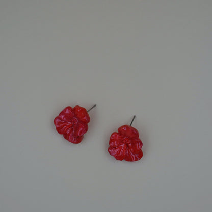 Aretes Flor de Jamaica