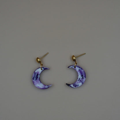 Aretes Luna Mística