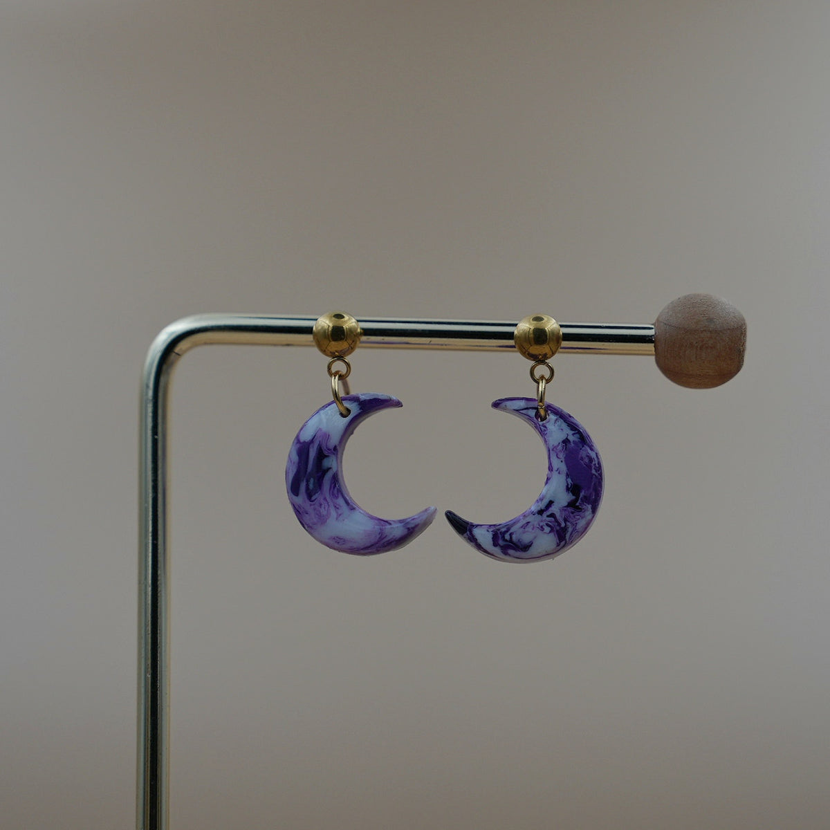 Aretes Luna Mística