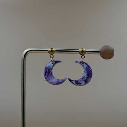 Aretes Luna Mística