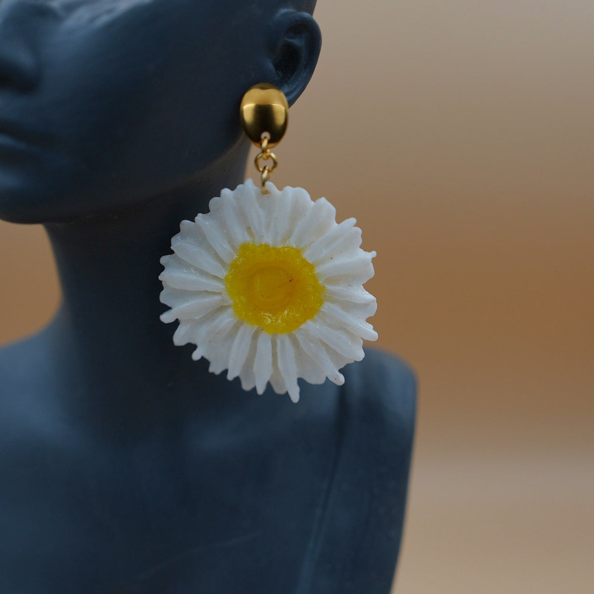 Aretes Flor Margarita