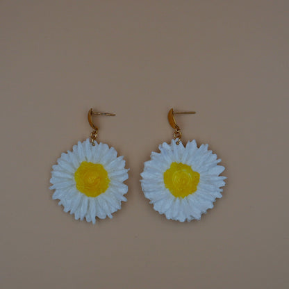 Aretes Flor Margarita