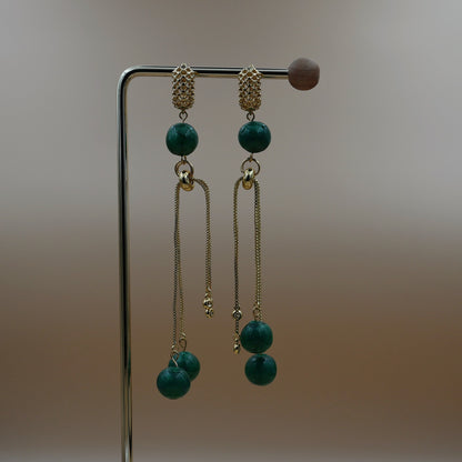 Maxi Aretes Iluminar Verde