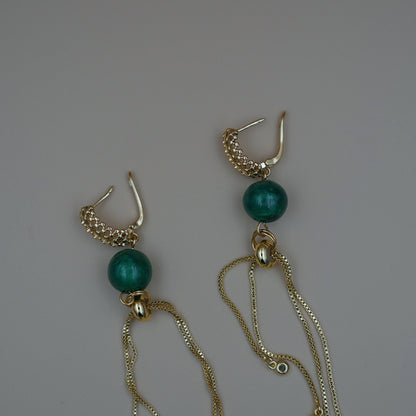 Maxi Aretes Iluminar Verde
