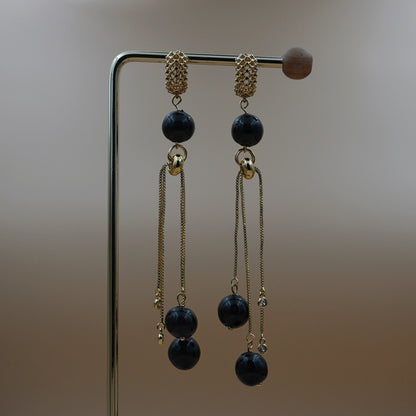 Aretes Iluminar Negro