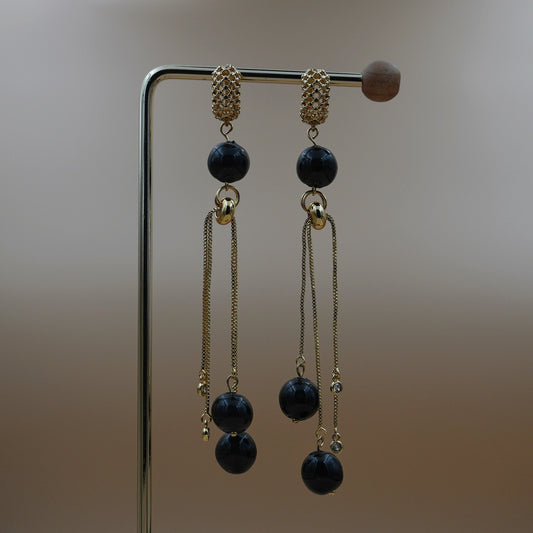 Aretes Iluminar Negro