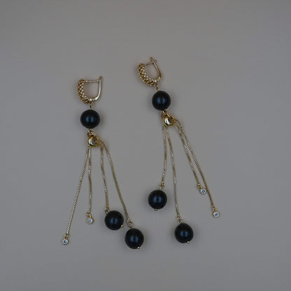 Aretes Iluminar Negro