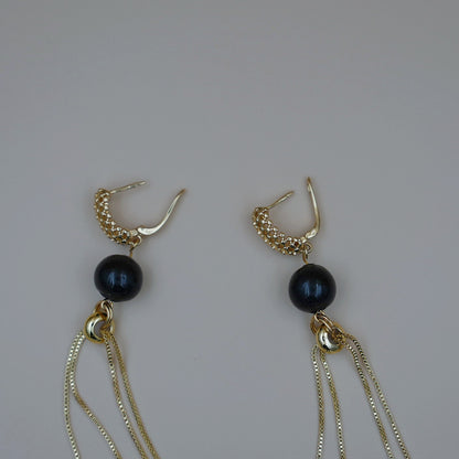 Aretes Iluminar Negro